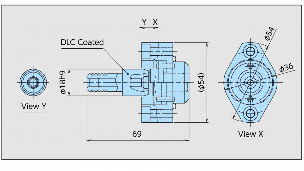 ESX20M-13060 Outline drawings