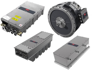 車載用モータ・インバータ・DC/DCコンバータ Danfoss Editron