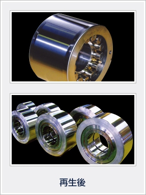 多段圧延機用ベアリング再生後,ベアリング再生