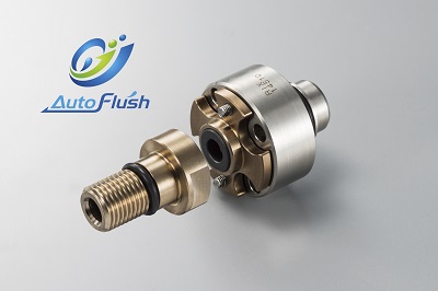 【工作機械業界向け】ロータリージョイント スラッジ固着低減タイプ オートフラッシュ(Auto Flush)